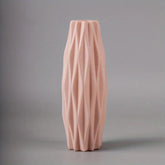 Diamond-Style Plastic Vase